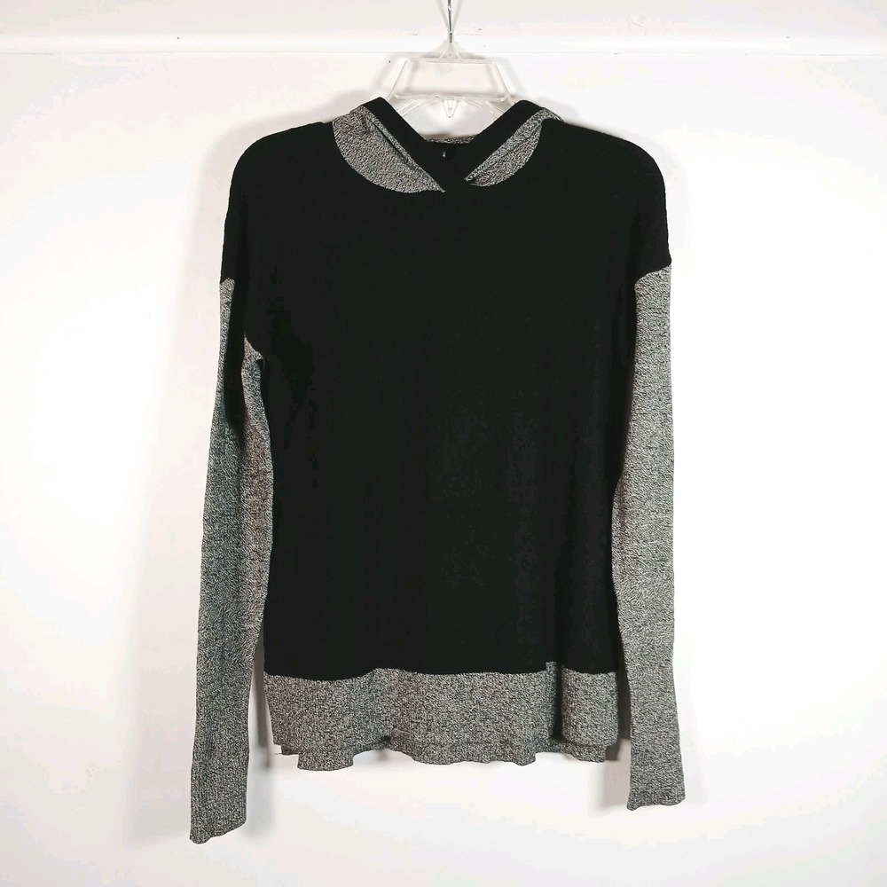 Smartwool XS Black & Gray Dark‎ Academia Hoodie Sweater Classic Cozycore